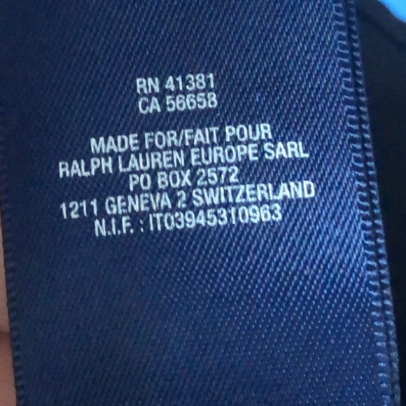 Ralph Lauren Infant Blouse. Black with Front Bow/Ruffle Design. Size 12 Months. - Picture 11 of 13